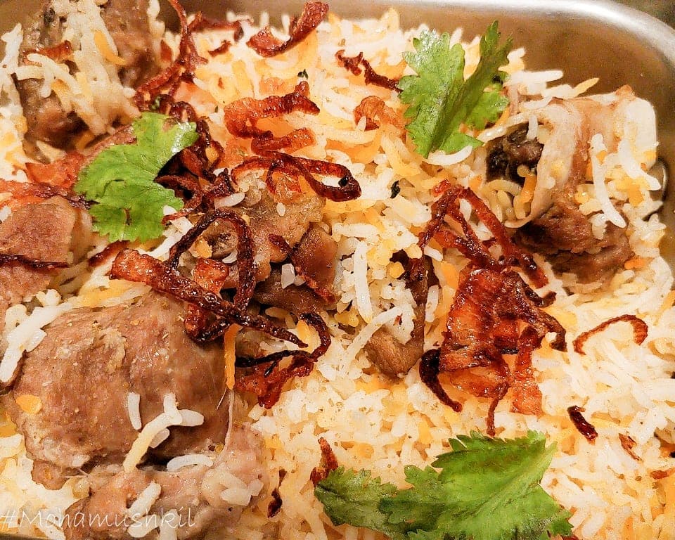 Lucknowi Murgh Biryani Recipe - Awadhi Style Chicken Biryani