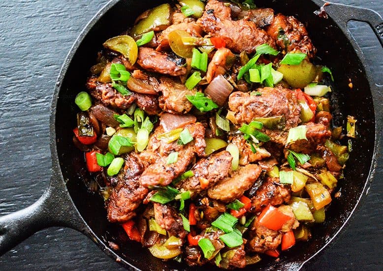 Pan Fried Chinese Chilli Chicken recipe
