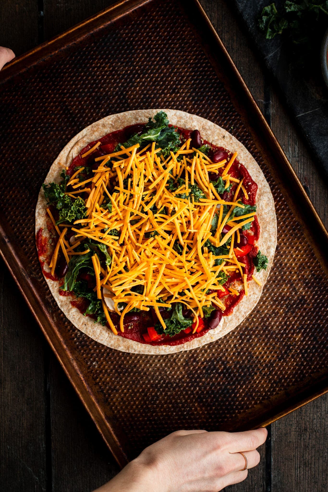Vegetable Tortilla Pizza Recipe