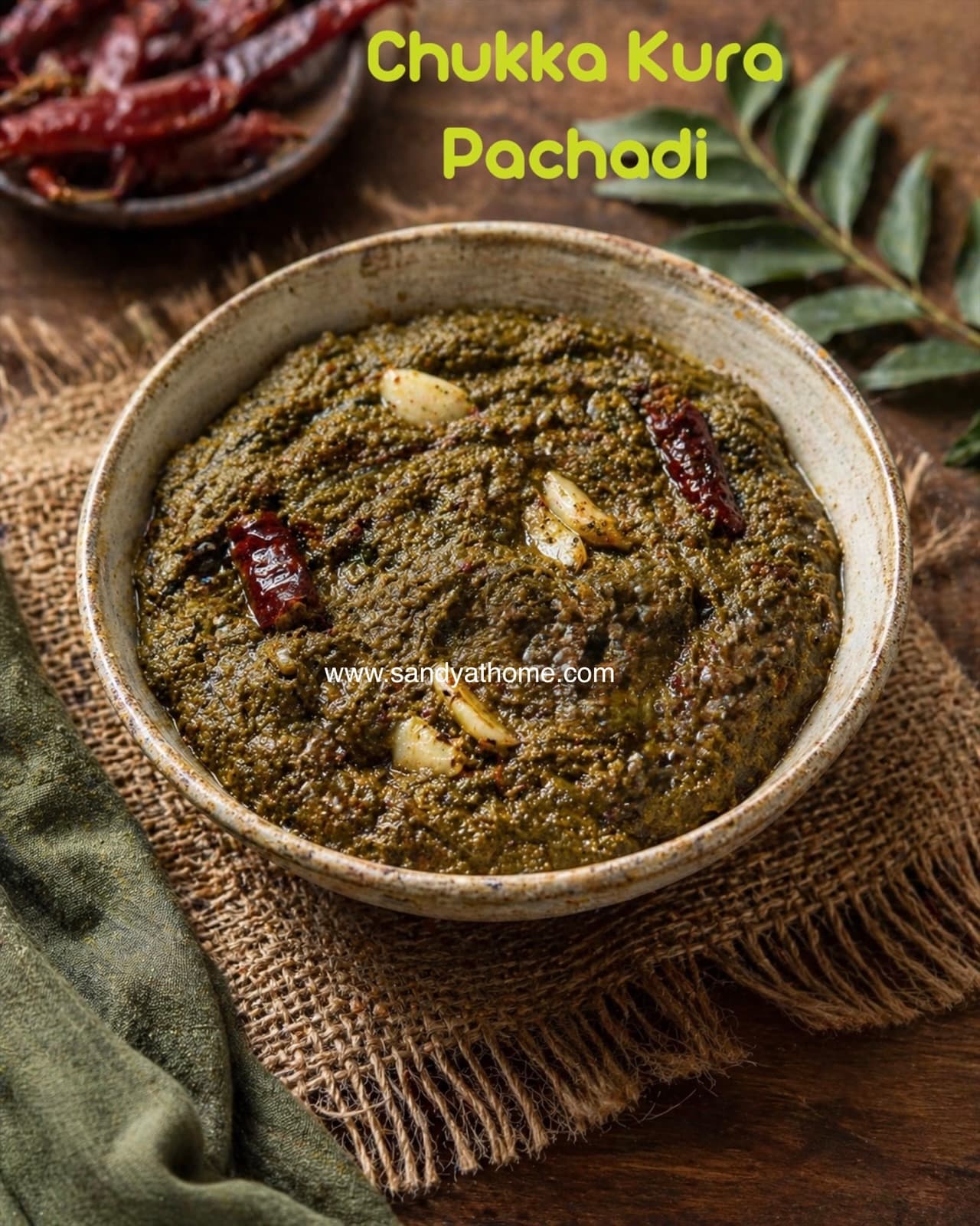 Chutney Podi Sadam Recipe - Rice Flavoured With Chutney Podi