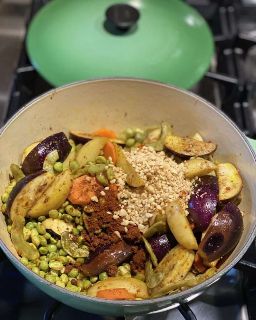 Bhogichi Bhaji Recipe (Maharashtrian Mixed Vegetable Stir Fry)