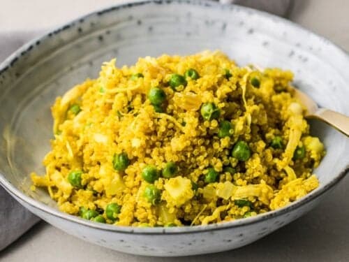 Curry Fried Quinoa Rice Recipe