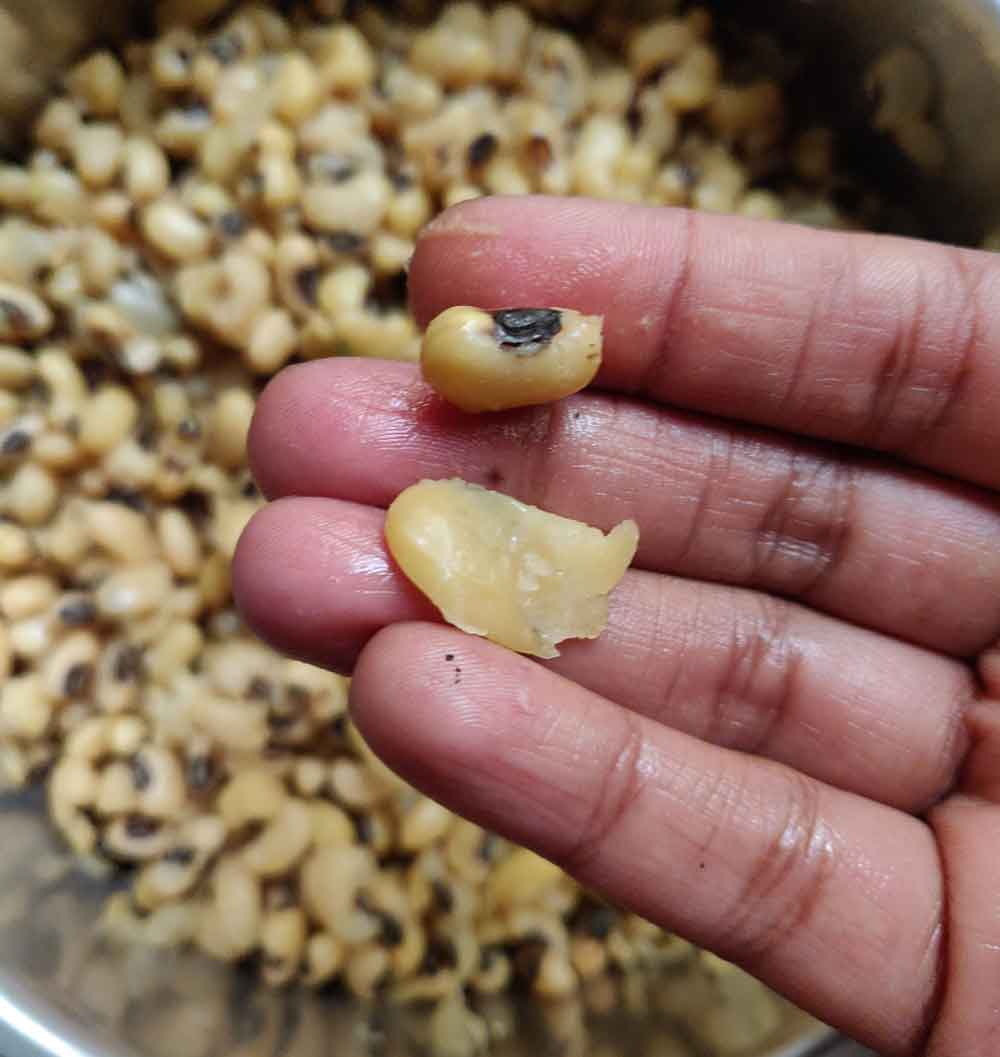 Mangalorean Style Lobia Gassi Recipe - Black Eyed Peas In Coconut Curry