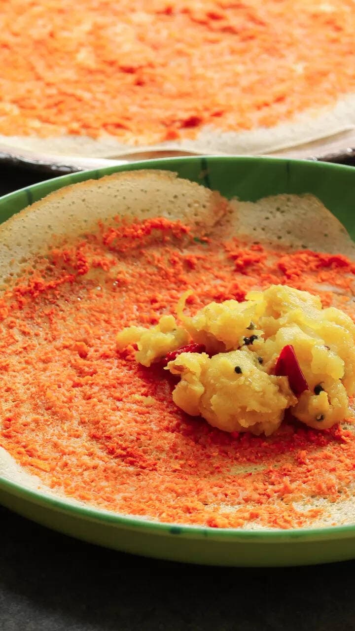 Masala Dosa Recipe With Red Chutney - Masala Dosa With Red Chutney Recipe