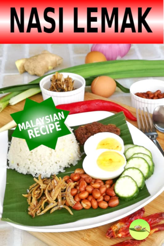 Malaysian Nasi Lemak Rice Recipe - Malaysian Nasi Lemak Rice Recipe