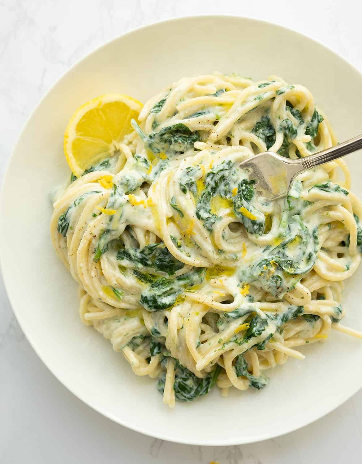 One Pot Spinach Macaroni Pasta Recipe