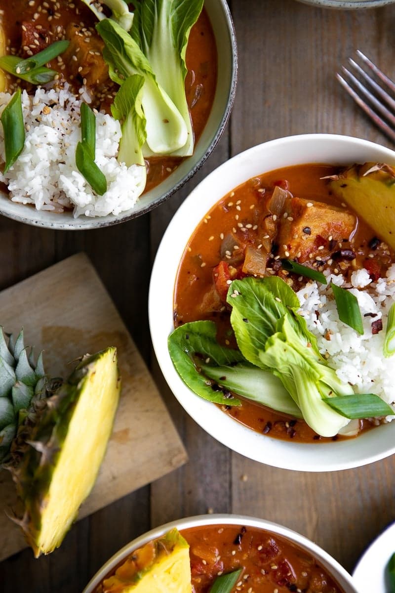 Thai Pineapple Vegetarian Curry Recipe
