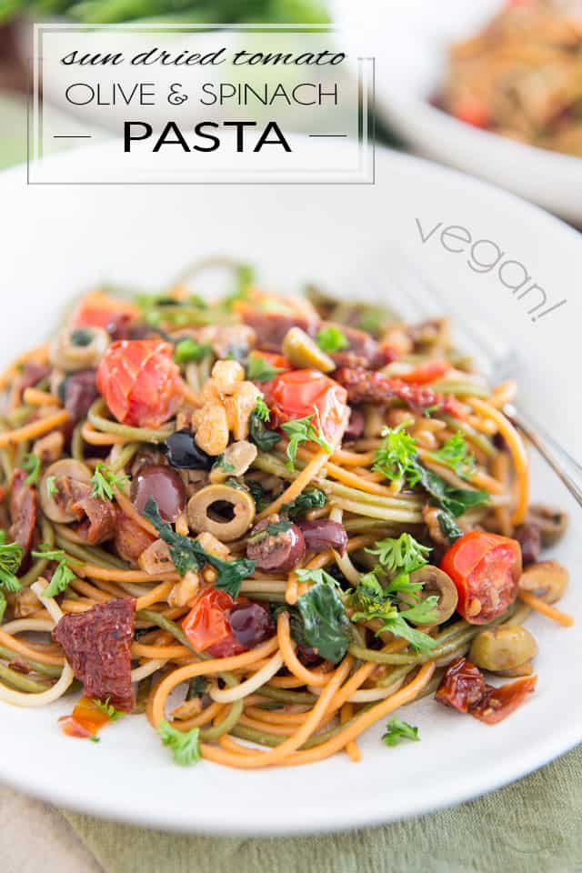 Spinach Sun Dried Tomato Pasta Recipe