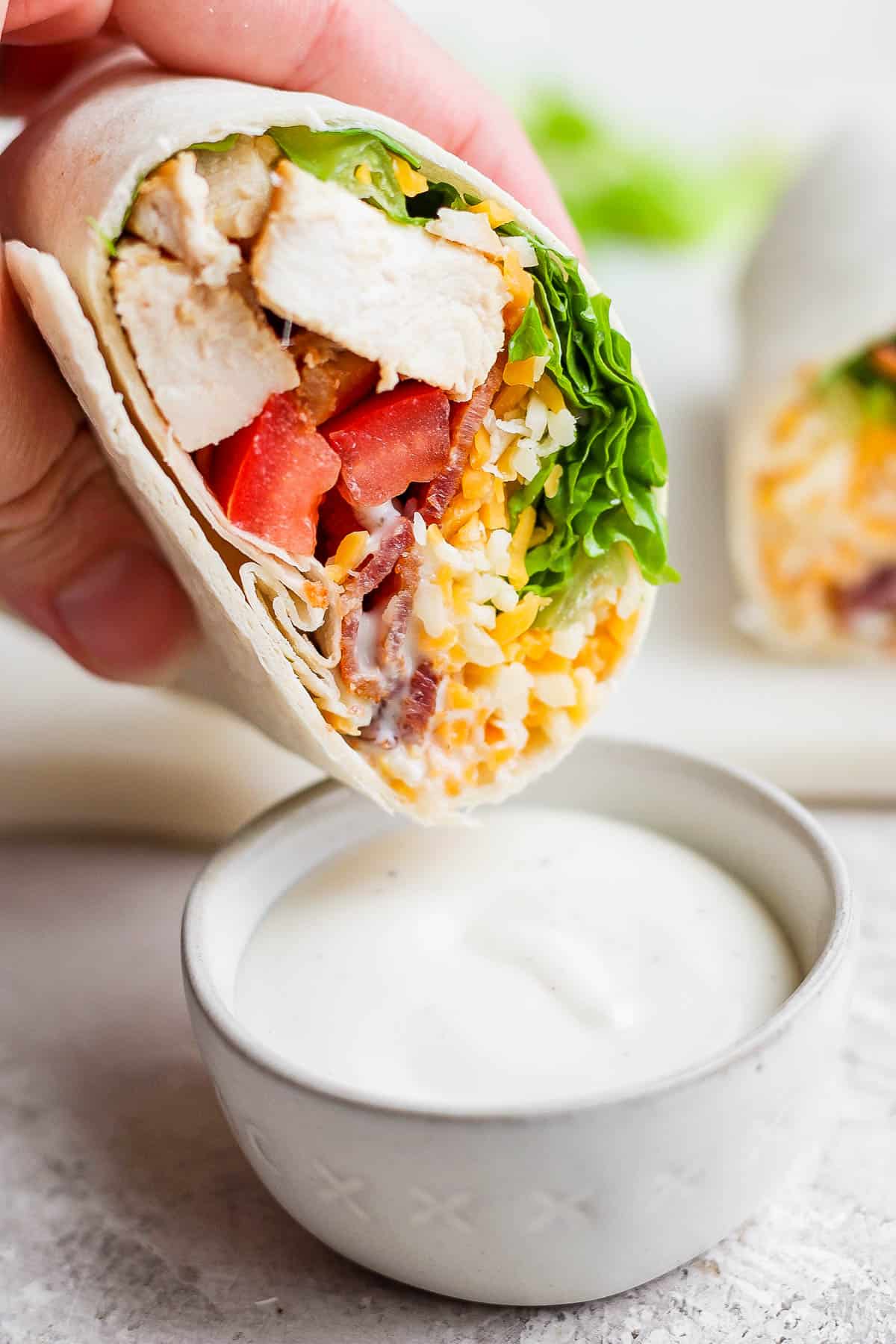 Chicken Ranch Wraps Recipe