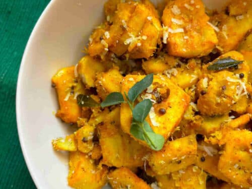 Vazhakkai Varuval Recipe- Raw Banana Roast Recipe