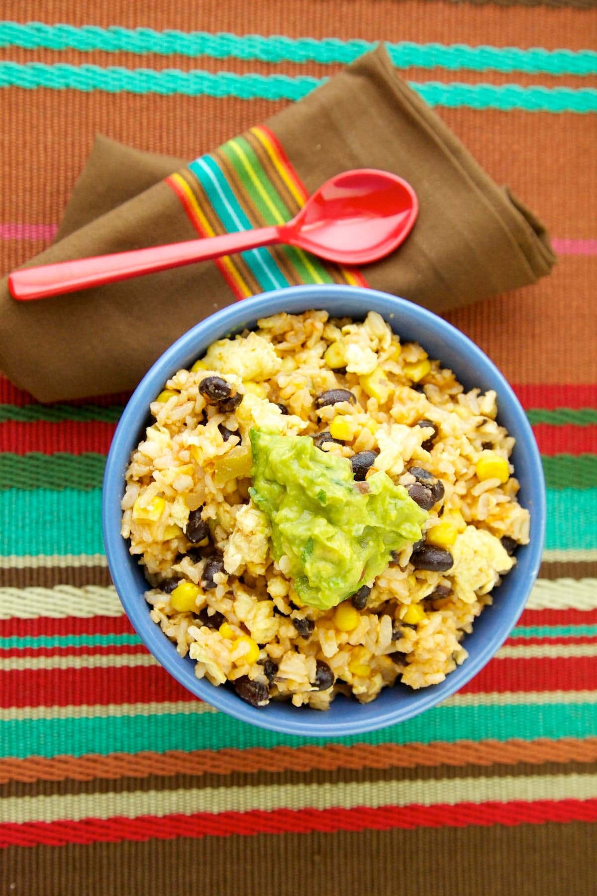 Mexican Breakfast Tortilla, Fried Eggs & Black Beans With Salsa Recipe