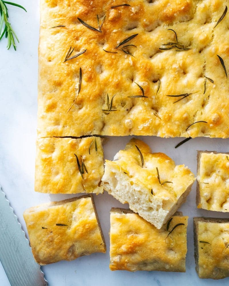 Focaccia Bread with Sweet Onion and Capers Recipe