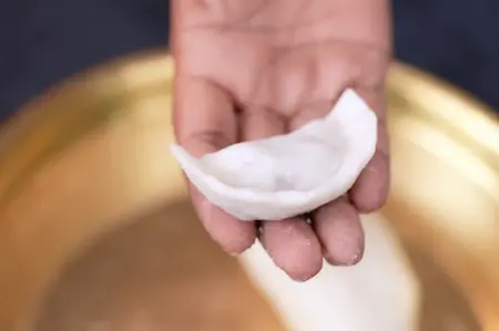 Chirer Dudh Puli Recipe - Bengali Style Baten Rice Dumpling Milk