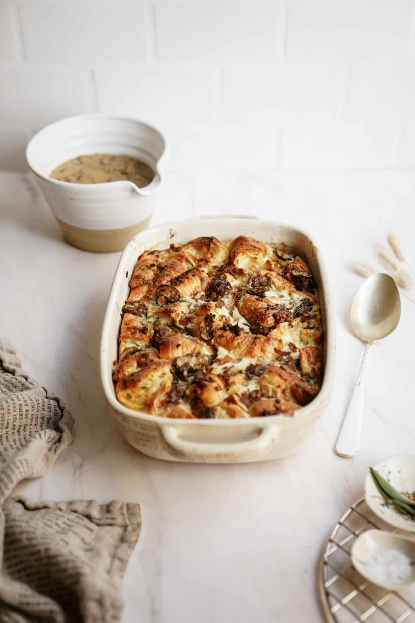 Savoury Bread Pudding Recipe
