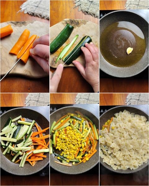 Zucchini and Carrot Pasta Recipe