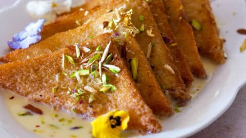 Rose Flavoured Shahi Tukda Recipe