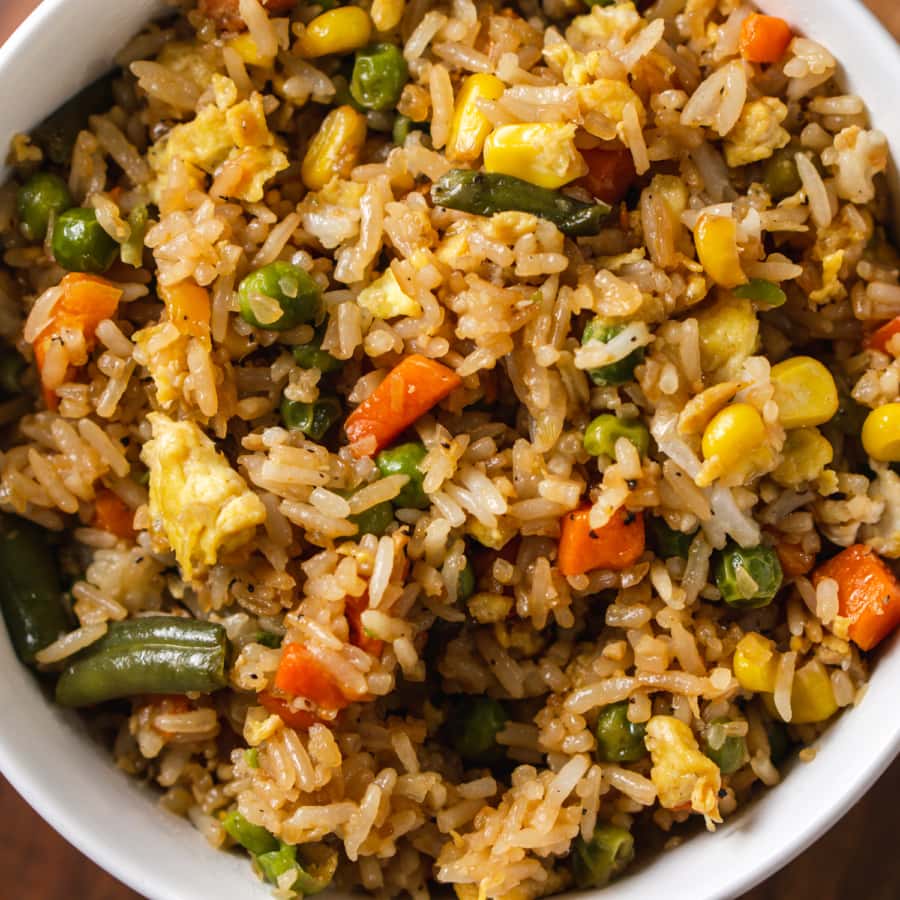 Vegetable Fried Brown Rice Recipe
