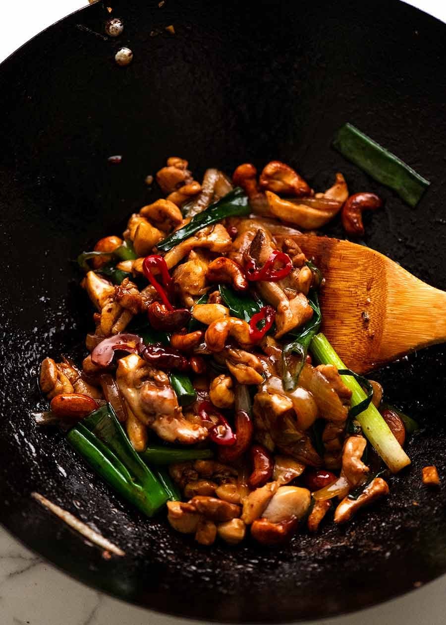 Indo Chinese Soya Stir Fry Recipe With Cashew Nuts