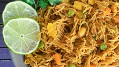 Coriander Semiya Recipe - Vermicelli Pulao