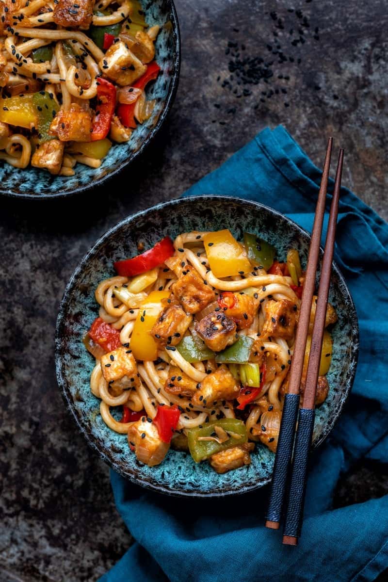 Chilli Ginger Vegetable Tofu Stir Fry Recipe