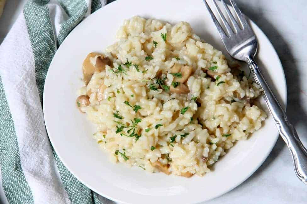 Creamy Mushroom Risotto Recipe