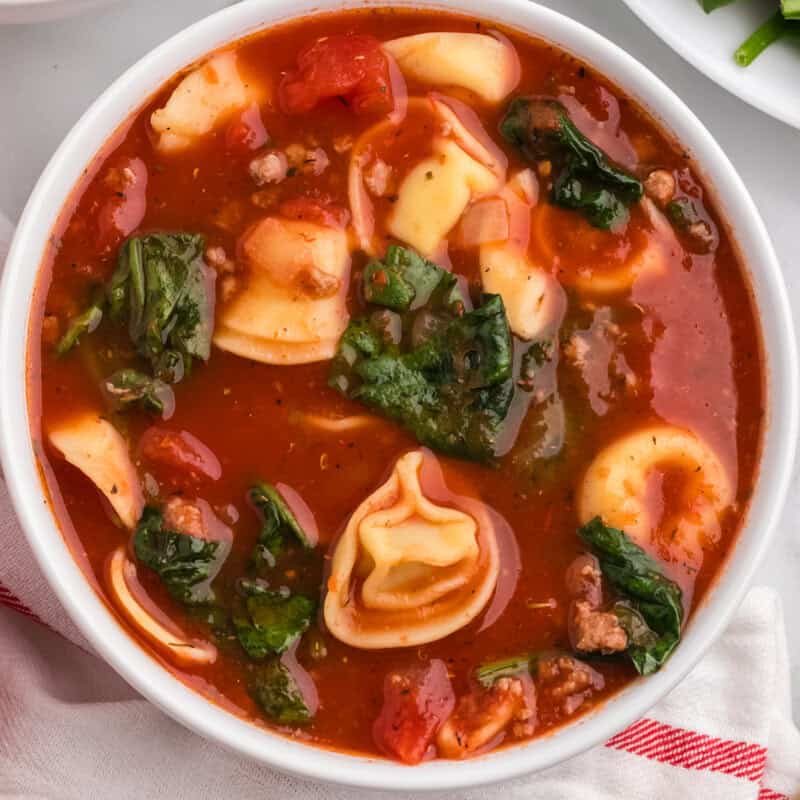 Spinach And Tortellini Soup Recipe