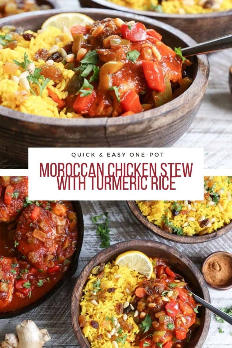 Moroccan Chicken Stew Recipe With Sauteed Zucchini & Onion Dressing