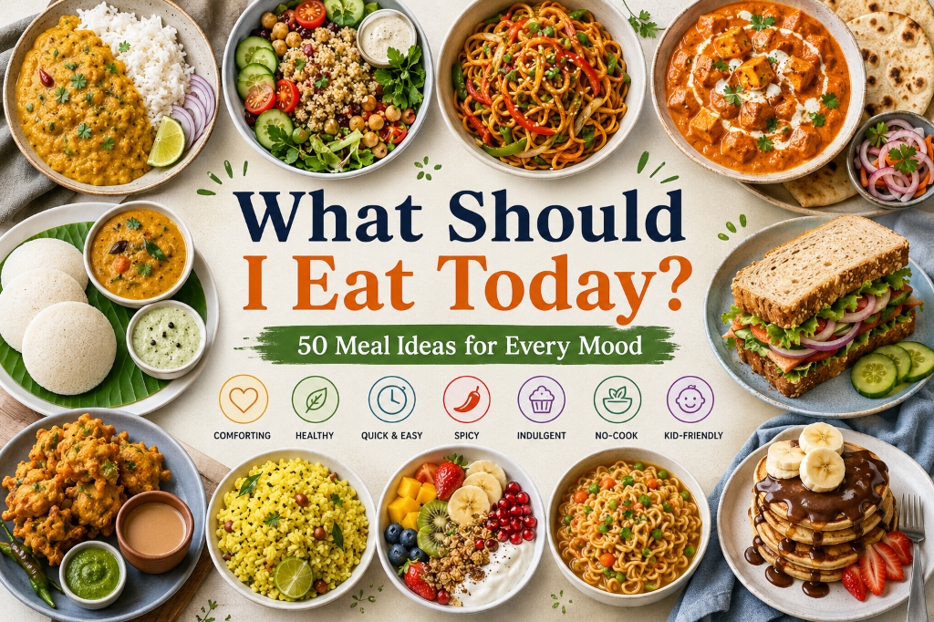 What Should I Eat Today? 50 Meal Ideas for Every Mood